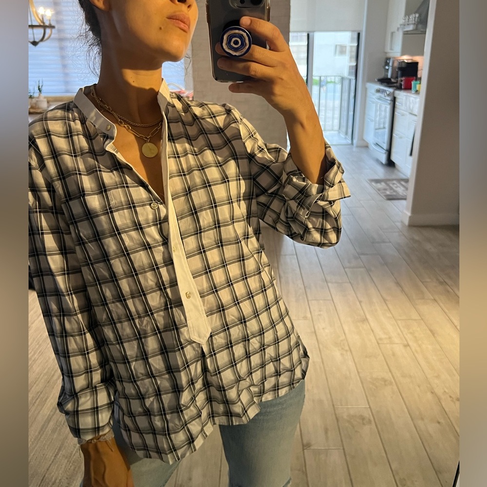 Isabel Marant plaid blouse